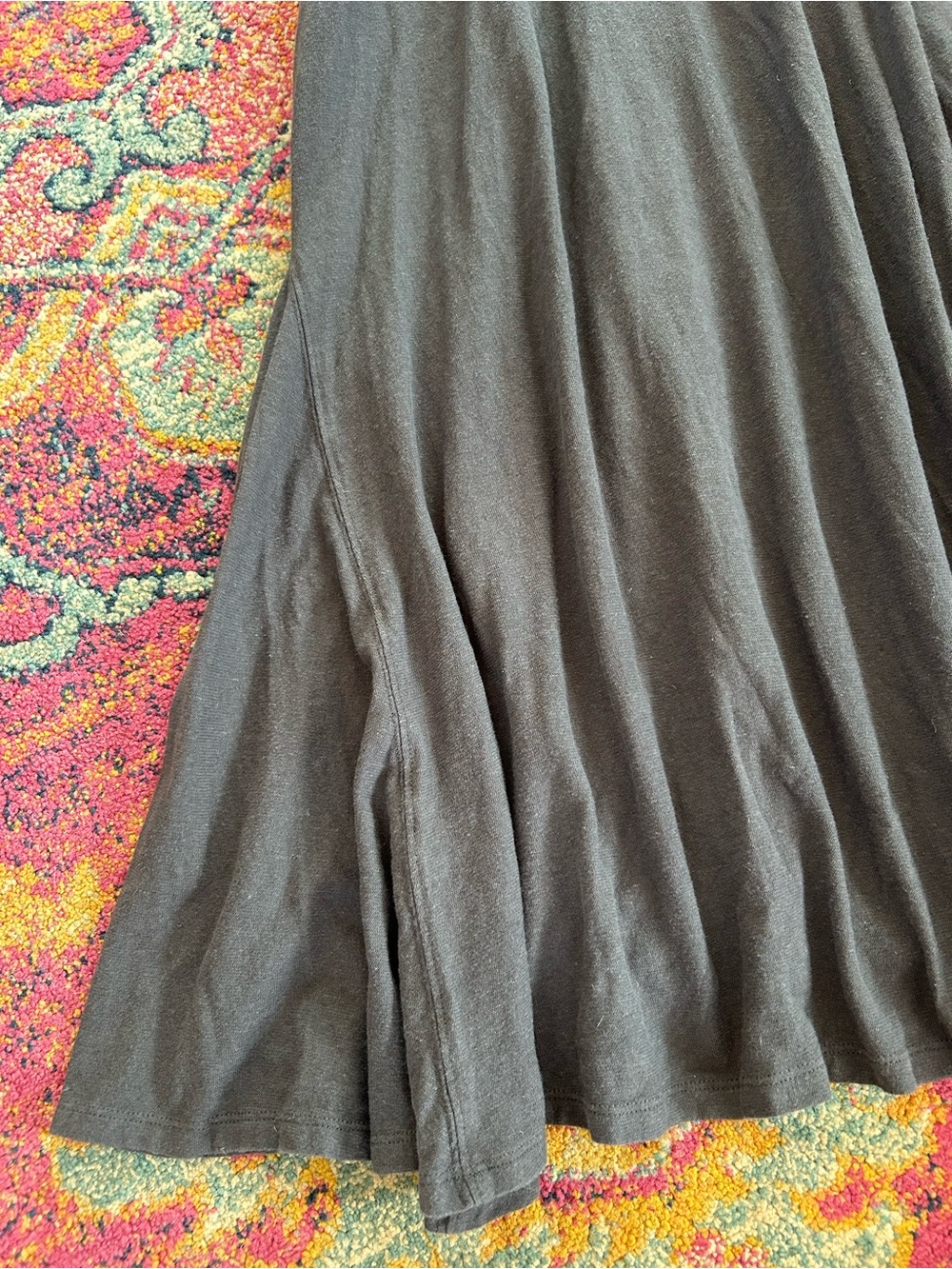 Free People | Women’s Charcoal Grey FP Beach Vneck Cap Sleeve Marlow Maxi Dress - Picture 9 of 16